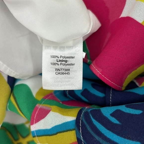J. Crew Factory Tropical Printed Ruffle Cami Slip Dress Women’s Size 0 - Picture 5 of 10